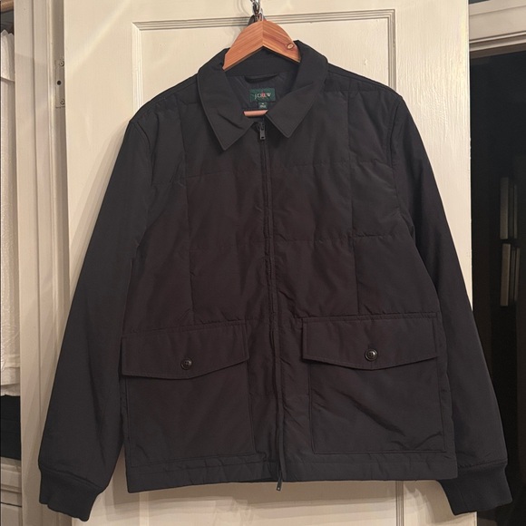 J. Crew Other - J. Crew Box-quilt insulated jacket with PrimaLoft * Navy Ink * Medium